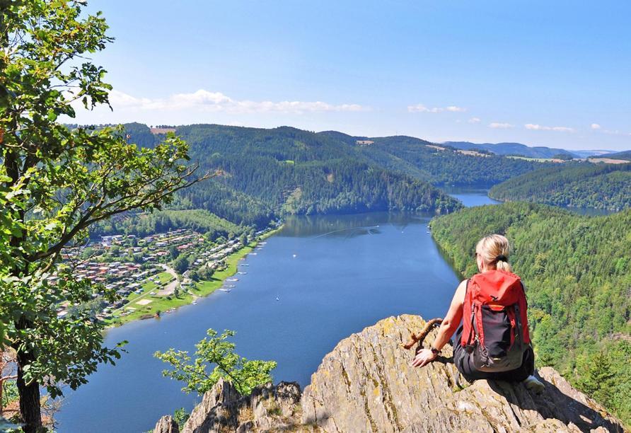 Hotel Am Schlossberg Ziegenrück Exteriör bild